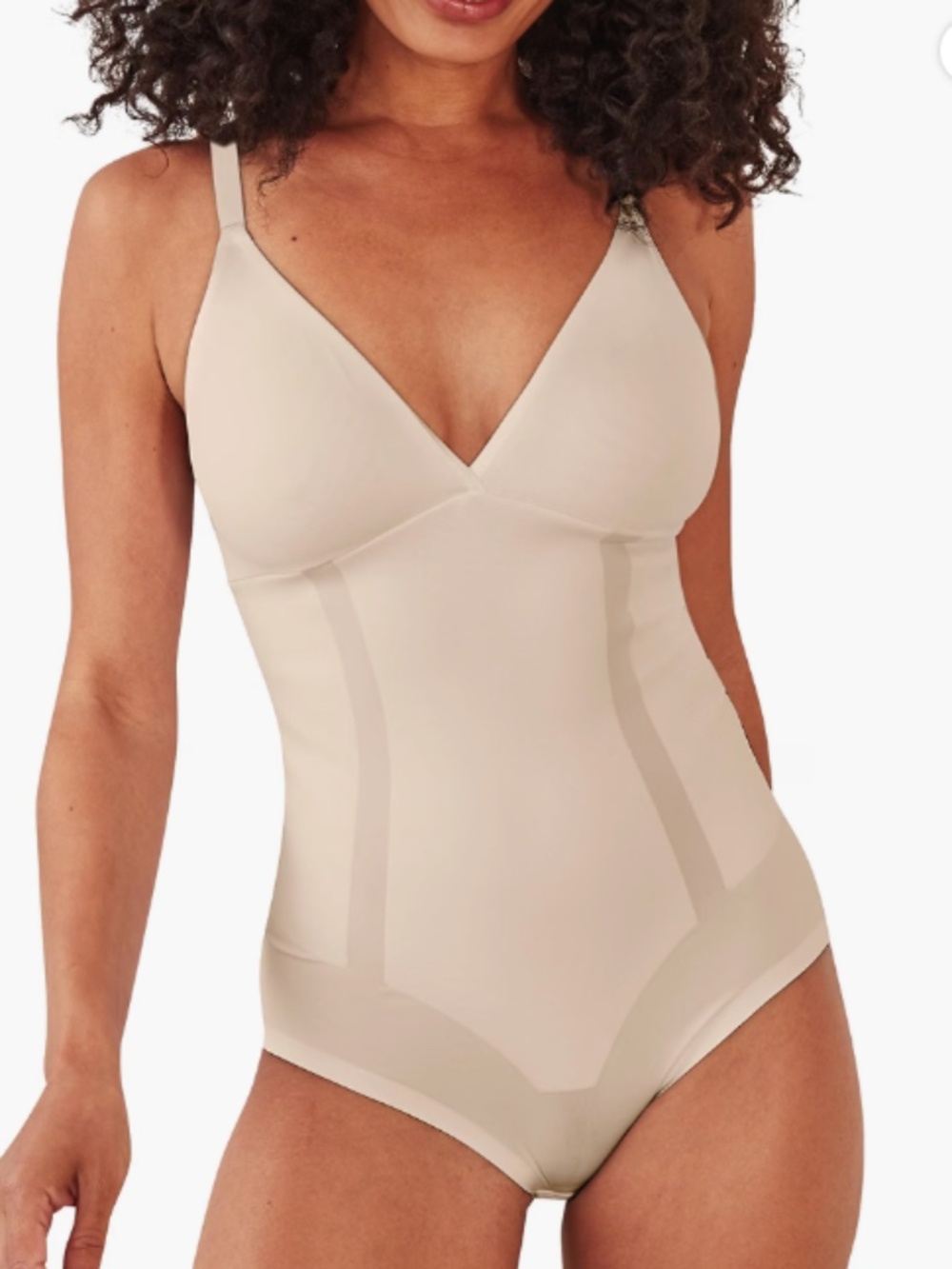 Bali Women's Shapewear Ultimate Smoothing Bodysuit, Removable Foam Cup XL 12458